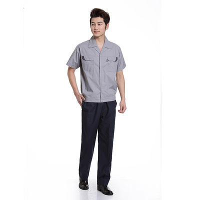 短袖工作服套装 工厂工地与保洁行业的标杆防护选择